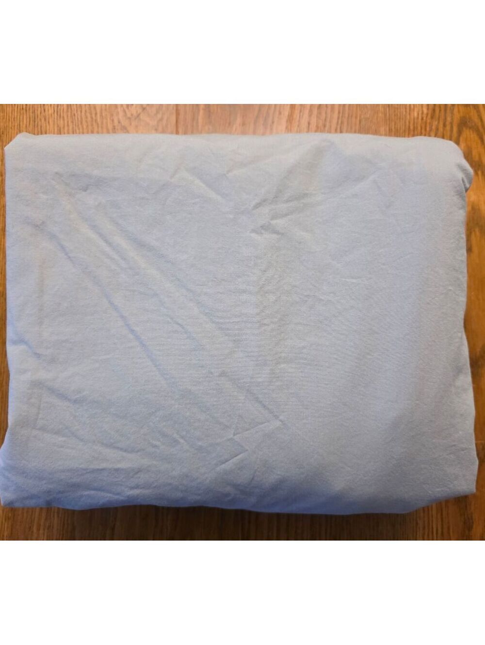 West Elm Queen Fitted Sheet 100% Organic Cotton Gray Slate Deep Pocket Pre-owned